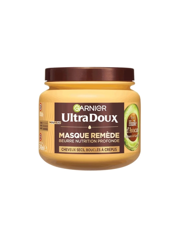 Ultra Doux - Masque Nutrition Intense Pure Huile d’Avocat & Beurre de Karité
