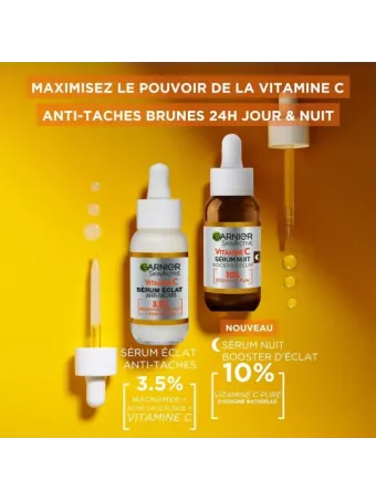 Sérum anti-taches nuit Vitamine C Garnier