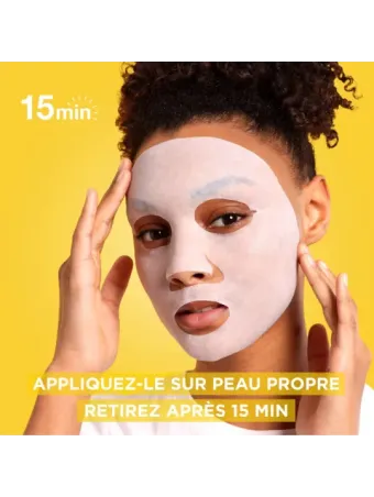 Masque tissu Vitamine C Booster d'éclat