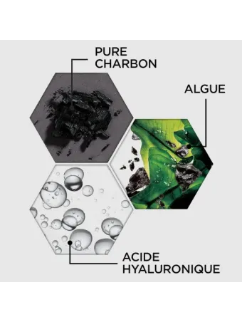 Masque Tissu au Charbon - Purifiant et Hydratant