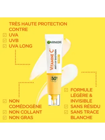 Fluide Anti-UV Quotidien Vitamine C – INVISIBLE
