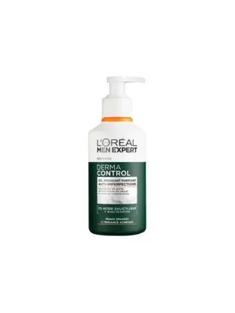 Men Expert Derma Control Purifying Gel Cleanser Salicylic Acid + Niacinamide