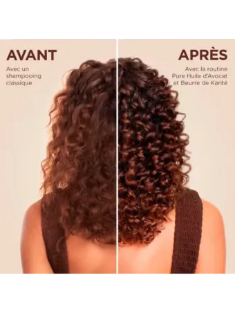 Ultra Doux - Crème de Boucles sans rinçage Pure Huile d’Avocat & Beurre de Karité