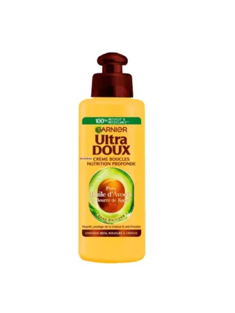 Ultra Doux - Crème de Boucles sans rinçage Pure Huile d’Avocat & Beurre de Karité