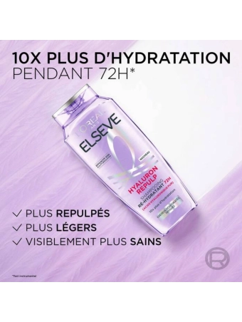 Elvive Hyaluron Plump 72H Hydrating Shampoo Dry, Dehydrated Hair
