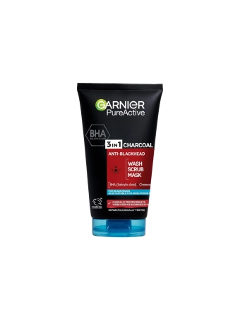 3in1 Charcoal Wash, Scrub, Mask
