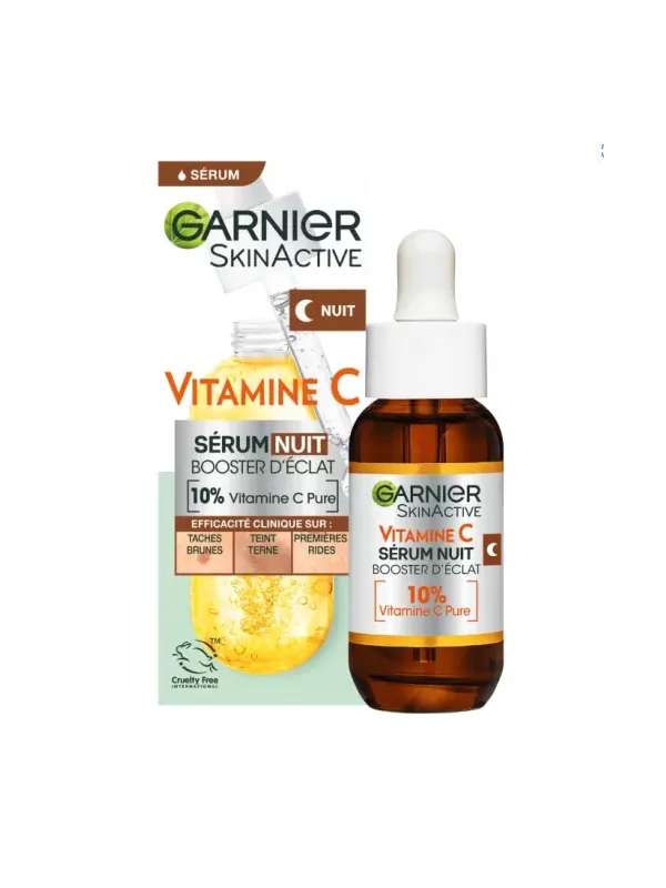 Sérum Nuit Booster d’Éclat [Vitamine C pure]
