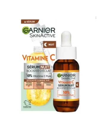 Sérum Nuit Booster d’Éclat [Vitamine C pure]