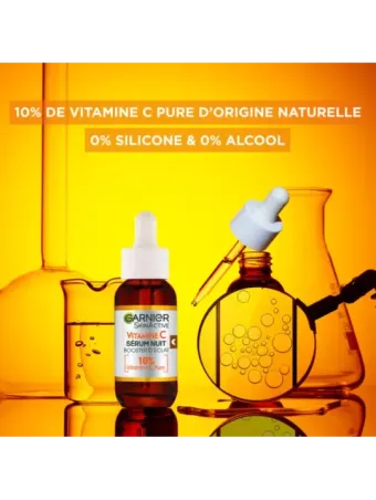Sérum Nuit Booster d’Éclat [Vitamine C pure]